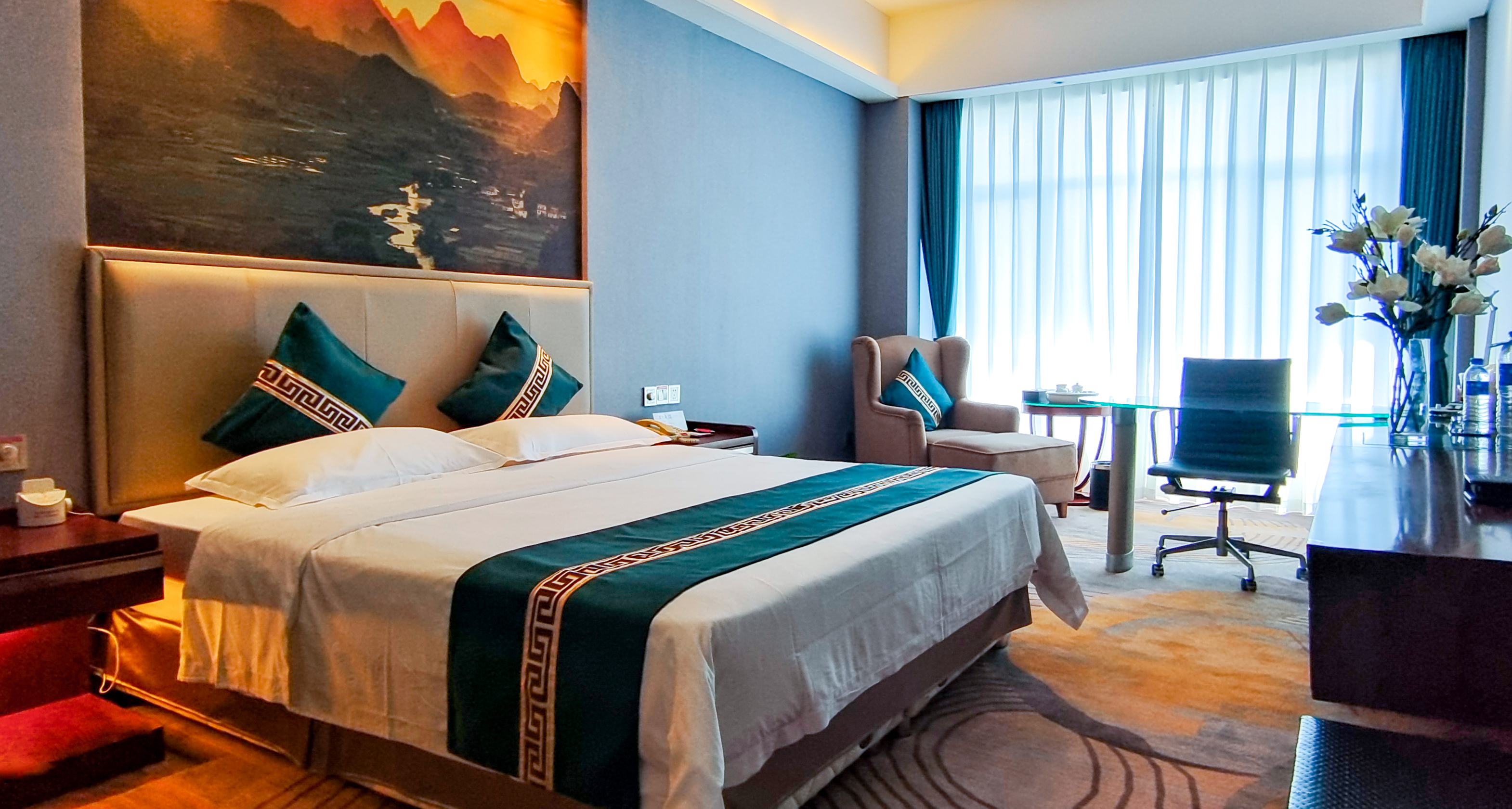 行政大床房（城市景观+慕斯床品）