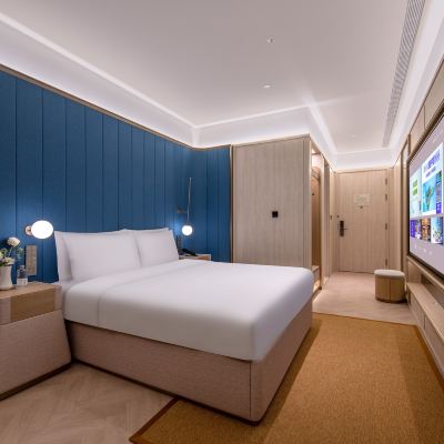 豪華大床房（深睡眠+助眠香薰+小冰箱+65寸電視投屏） 桔子水晶北京崇文門飯店優惠