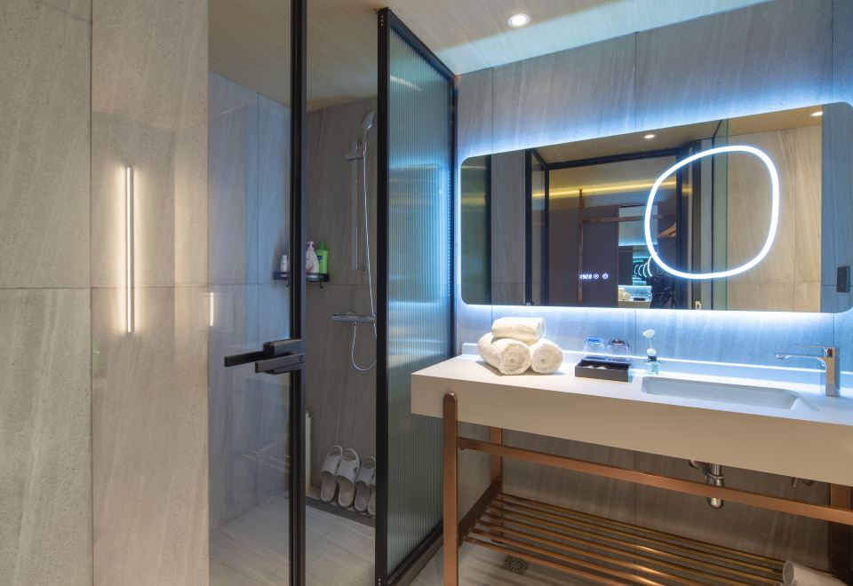 Pingcuo kangsang Everest base camp oxygen rich HotelOxygen Diffusion Smart Enjoyment Zero Pressure Twin Room (Mobile Screen Projection)