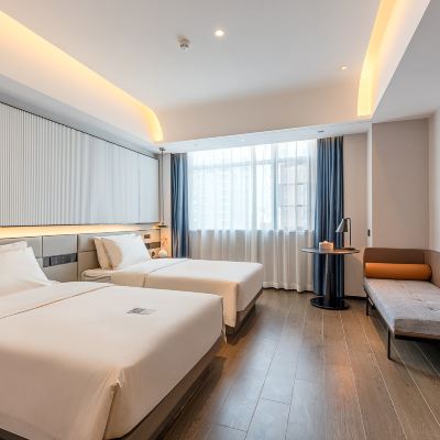 幾木雙床房（裸棉床品+投屏電視+小冰箱） 深圳福田口岸亞朵S飯店優惠