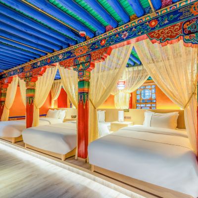 供氧古樓時光三人間+加濕器 西藏廓爾喀酒店優惠