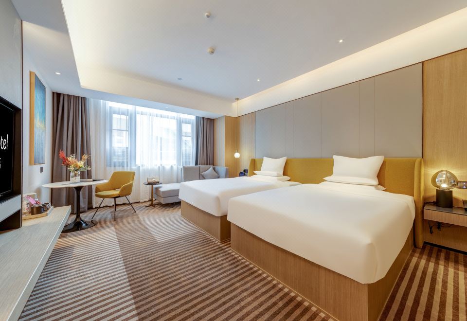 奢享零压双床房（梦百合零压床垫+智能客控+无痕投屏）