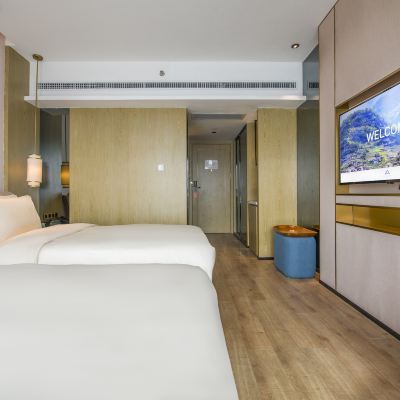 高級江景雙床房 廣州北京路天字碼頭亞朵S飯店優惠