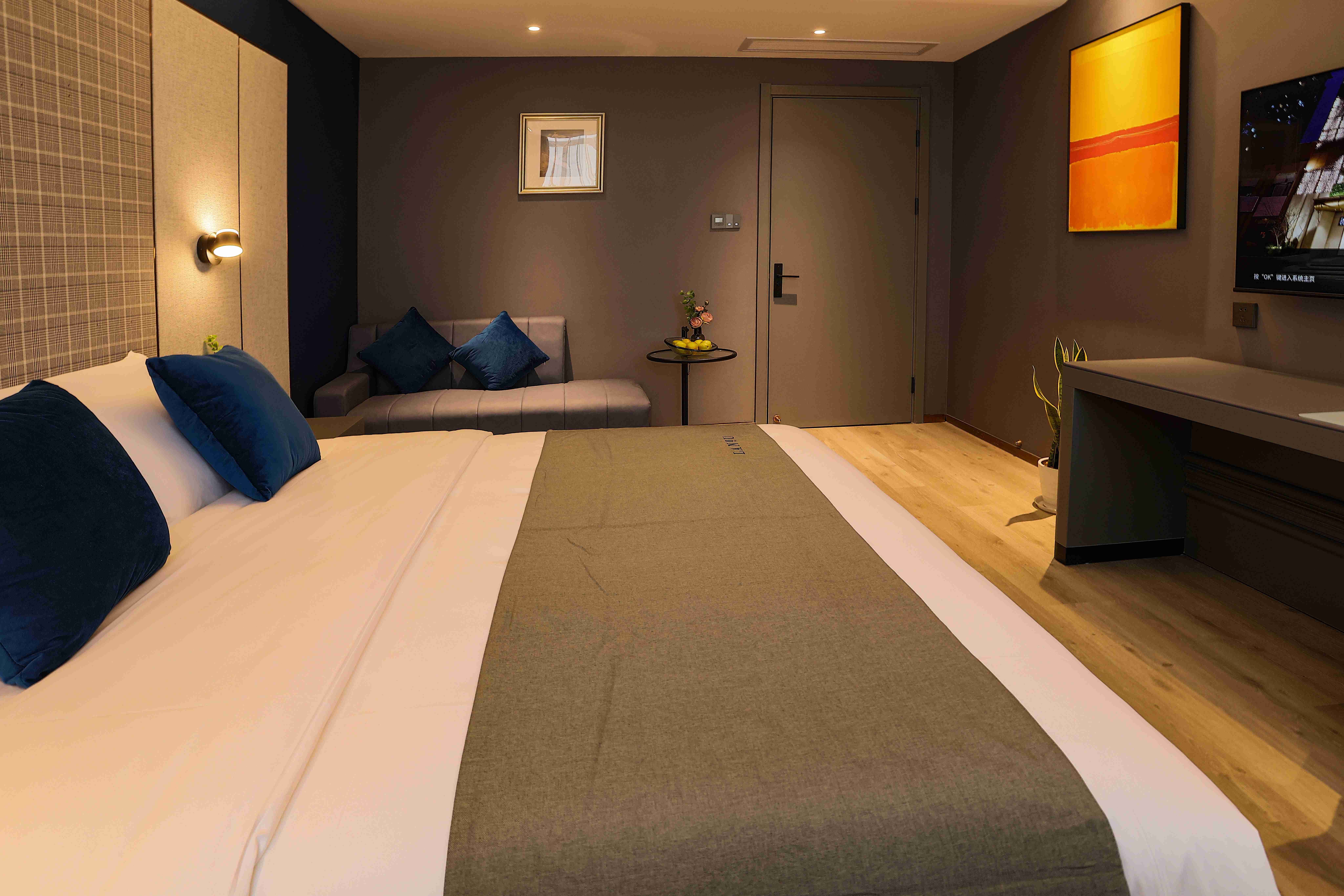 兰大师设计套房（全屋智能语音+小冰箱+独立卧室客厅）