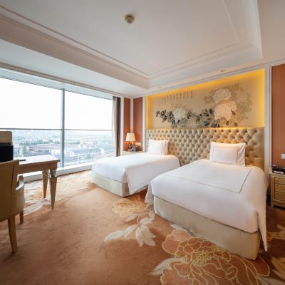 行政雙床房-遠眺亭林山景雅韻 崑山託尼洛·蘭博基尼飯店優惠