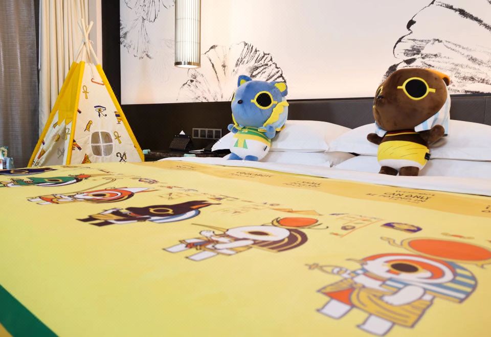 埃及萌神主题亲子大床房