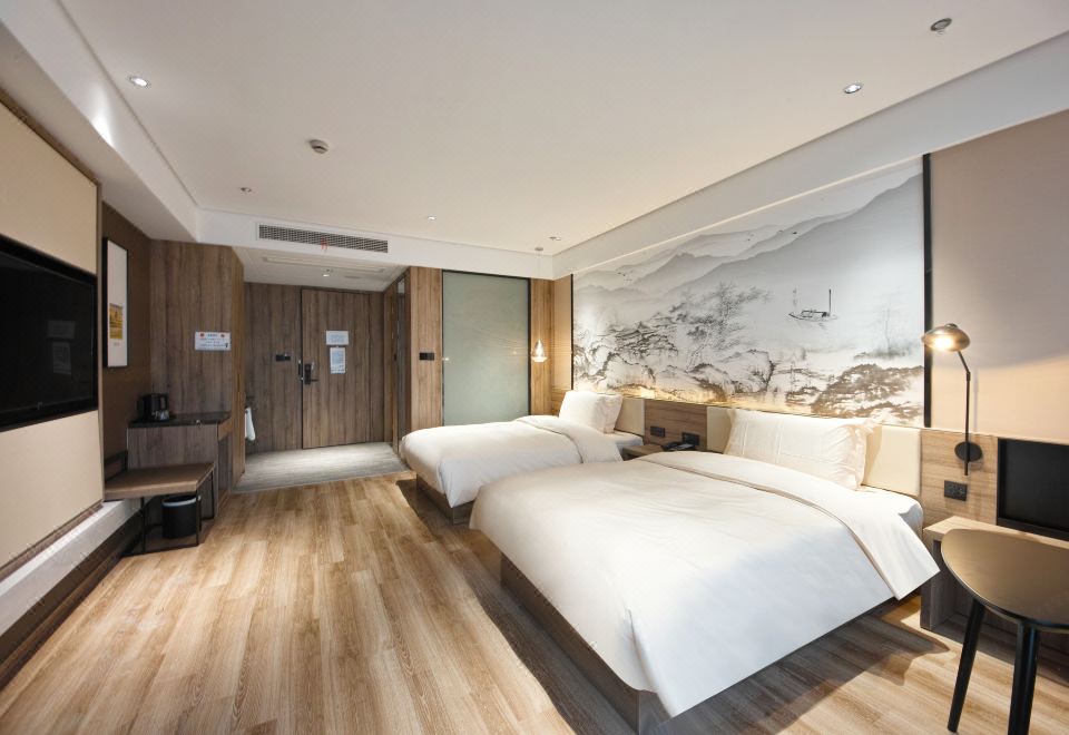 豪华双床房--助眠记忆枕+智能马桶+高品布草