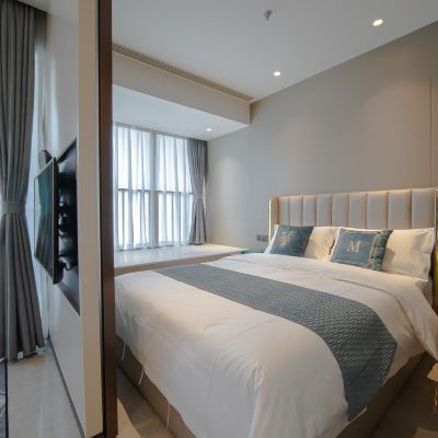 一室行政套房｜城景+陽台+洗烘一體機 錦鯉公寓（深圳南山前海店）優惠