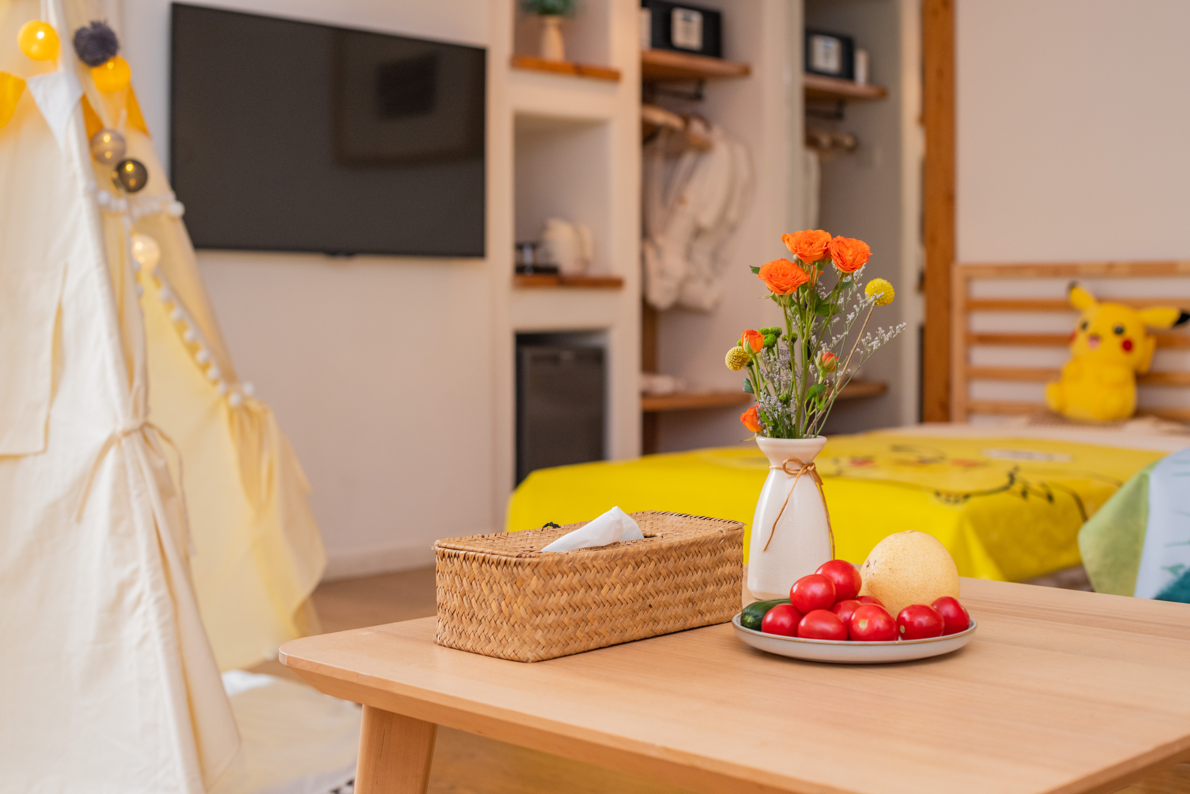 童梦雅舍?Family萌趣亲子房【童趣帐篷+vip电影】