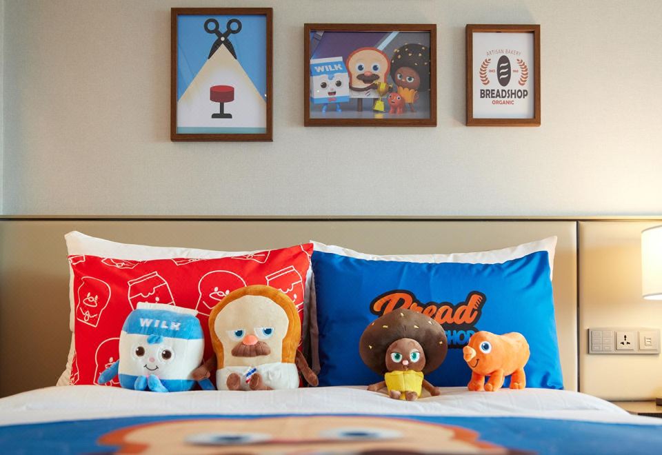 麪包理發店家庭雙床（城景）