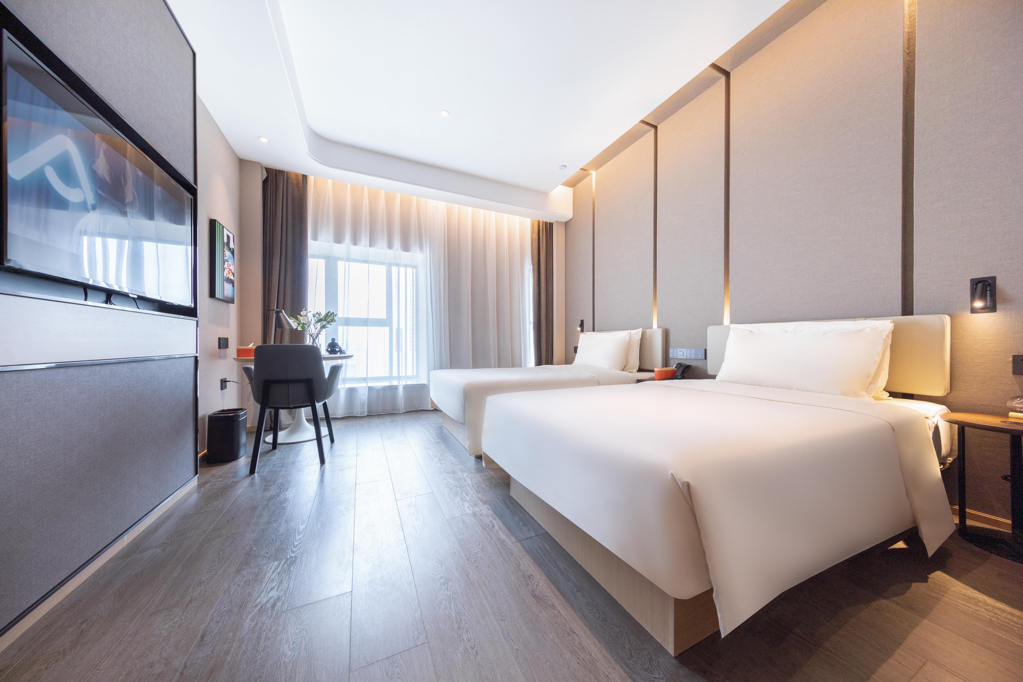 高级双床房（投屏电视+小冰箱）