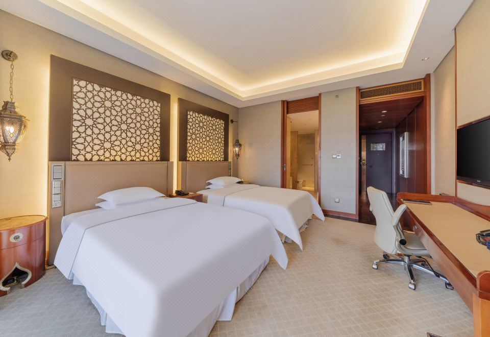 豪华湖景双床房 | 带浴缸