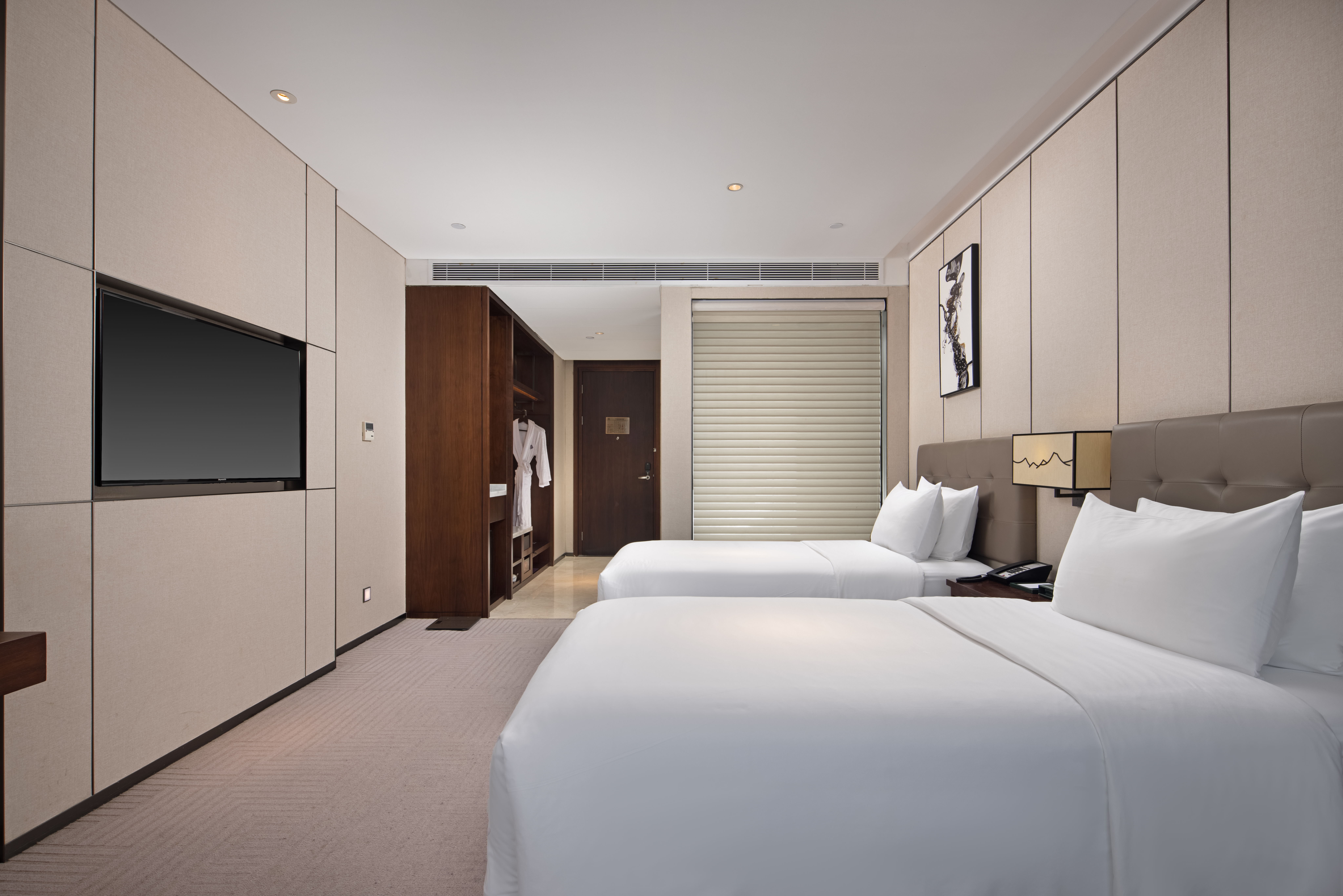 豪華雙床房（商務辦公桌+助眠床墊+休憩時光）