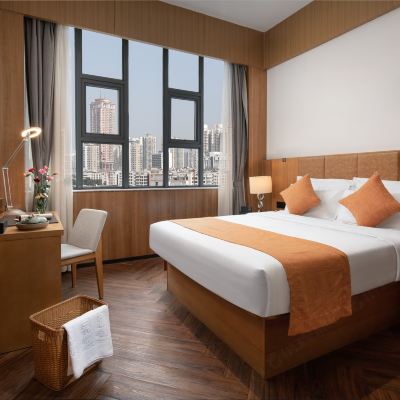 Vip商務房（功夫小茶具+小冰箱） 橙果酒店（深圳東門老街曬布地鐵站店）優惠