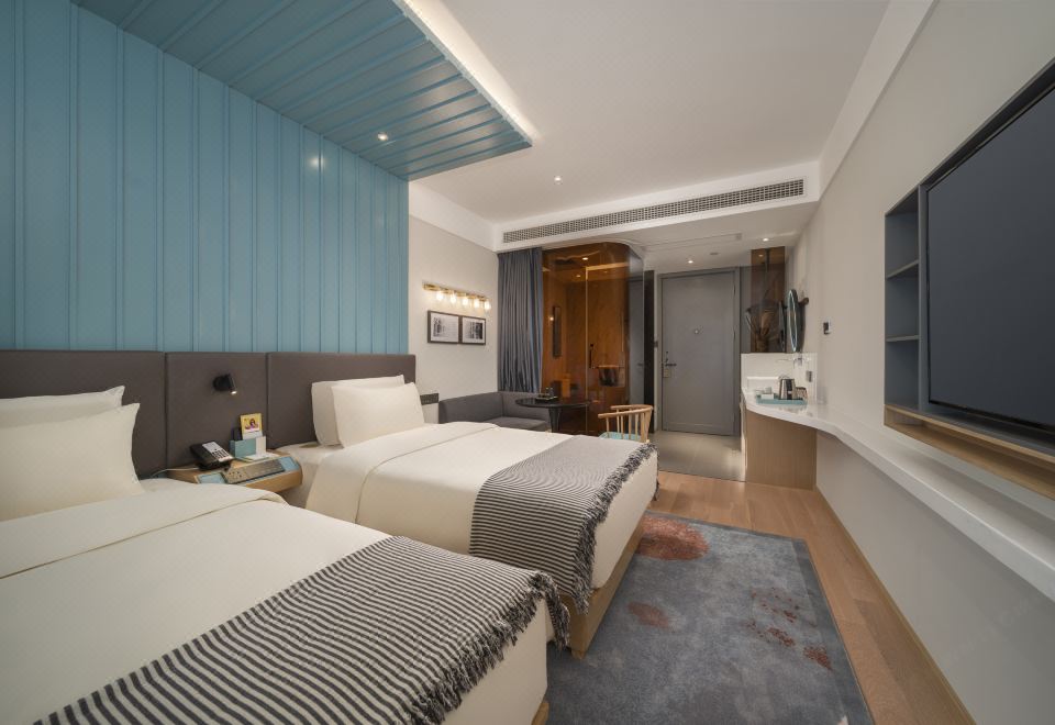 豪华双床房-零压床垫｜迷你冰箱