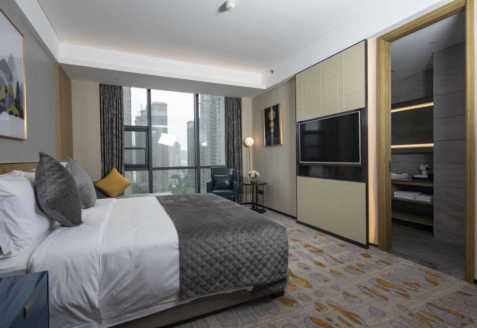 优选大床房（水系花园景观+80支贡缎床品+金可儿床垫）