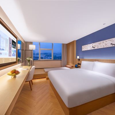 觀景大床（金可兒床墊+智能客控+投屏電視+Mini吧） 桔子水晶南京鼓樓飯店優惠