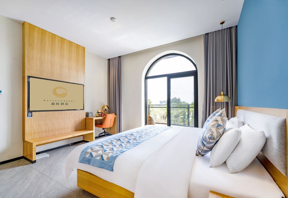 戲沙·臨海陽台大床房