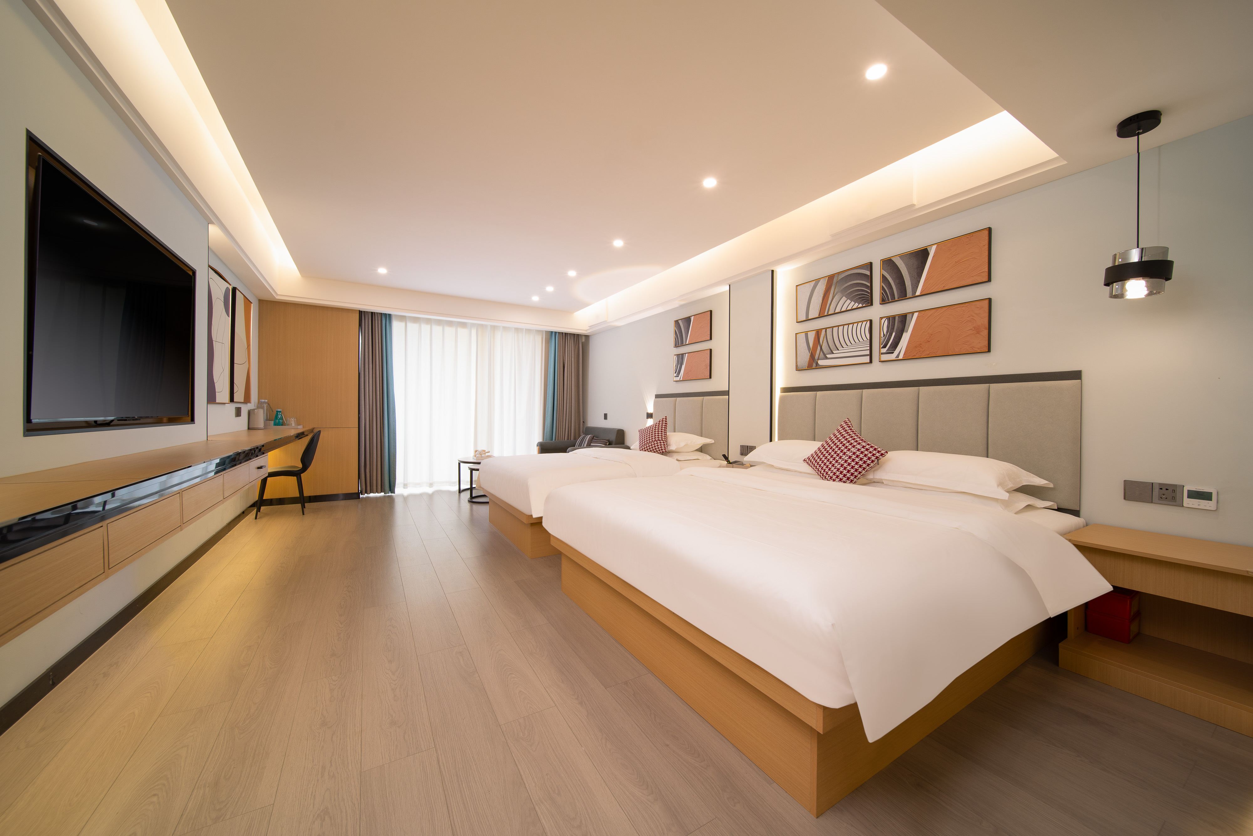 城景轻奢双床房（市井璀璨夜景+定制静眠床品+智能马桶）