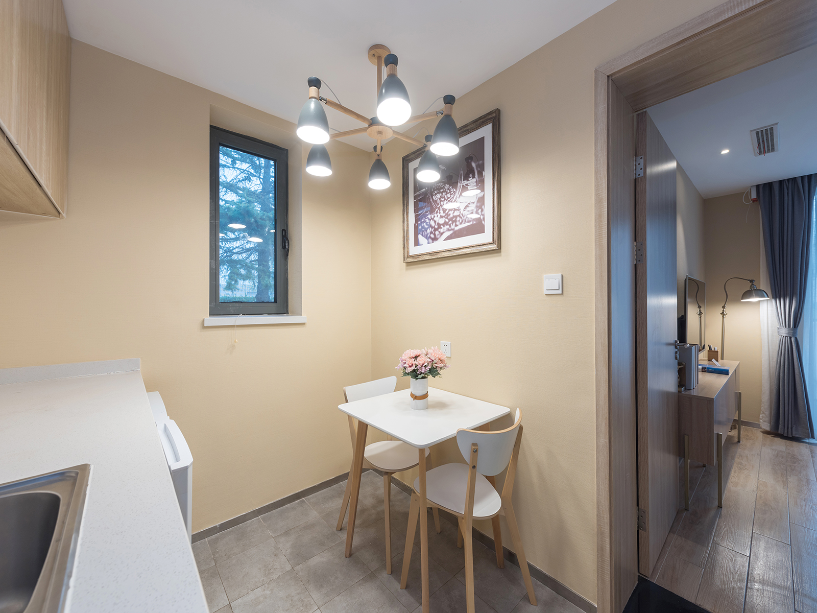 啡凡商旅套房（双阳台+冰箱+洗衣机+coffee）