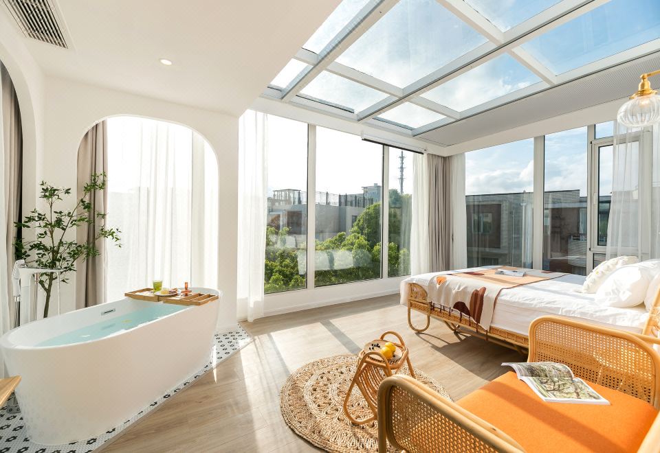 落夕——地暖房