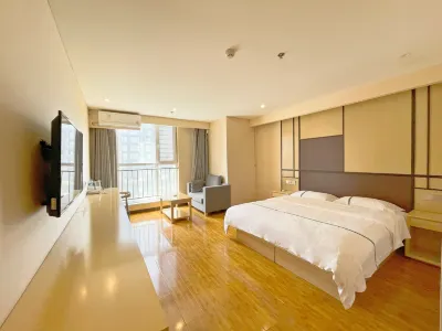 Shell Hotel (Taiyuan South Station Shanxi University) Hotéis em Taiyuan