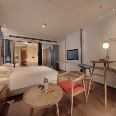 曼享豪華大床房 曼居酒店（株洲美的城慄雨工業園店）優惠