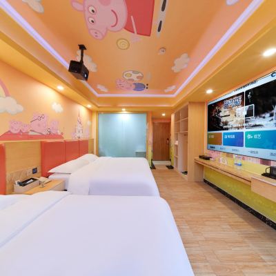 【亭】主題家庭房（雲舒床墊+助眠產品） 九元主題店（廣州新白雲國際機場店）優惠
