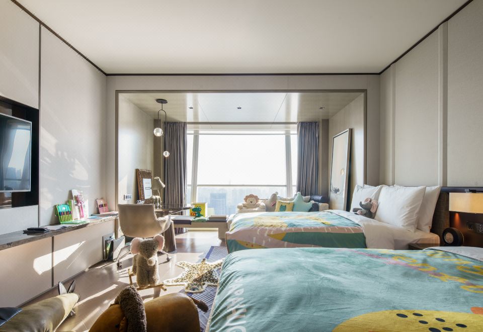 悦享萌趣亲子江景双床房