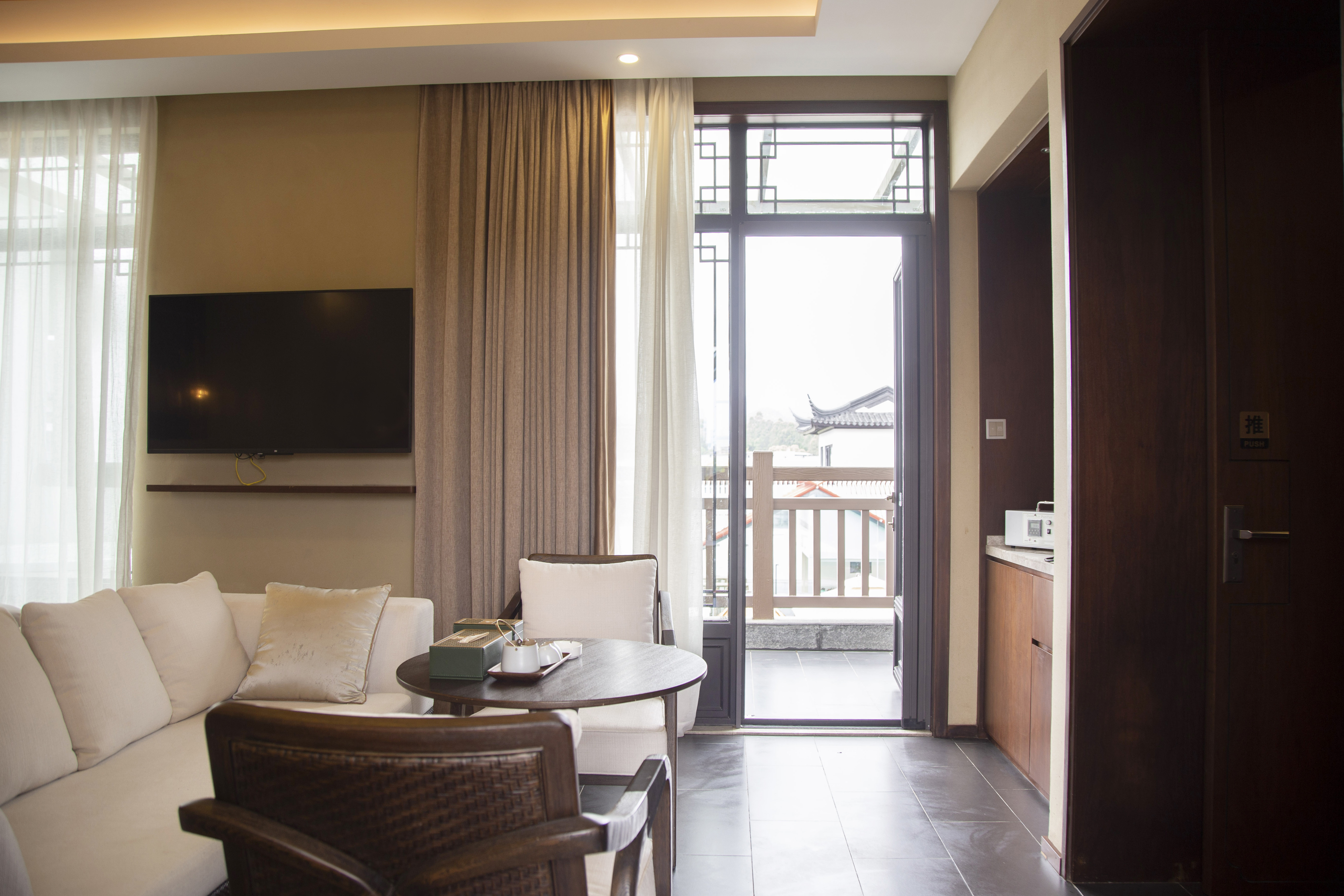 景观温泉双床房