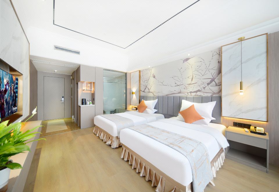 月光行政雙床房（全屋語音客控+簡約輕奢風）