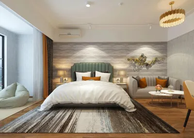 Yinchuan Xiyu Shangpin Apartment Hotel Hotele w: 