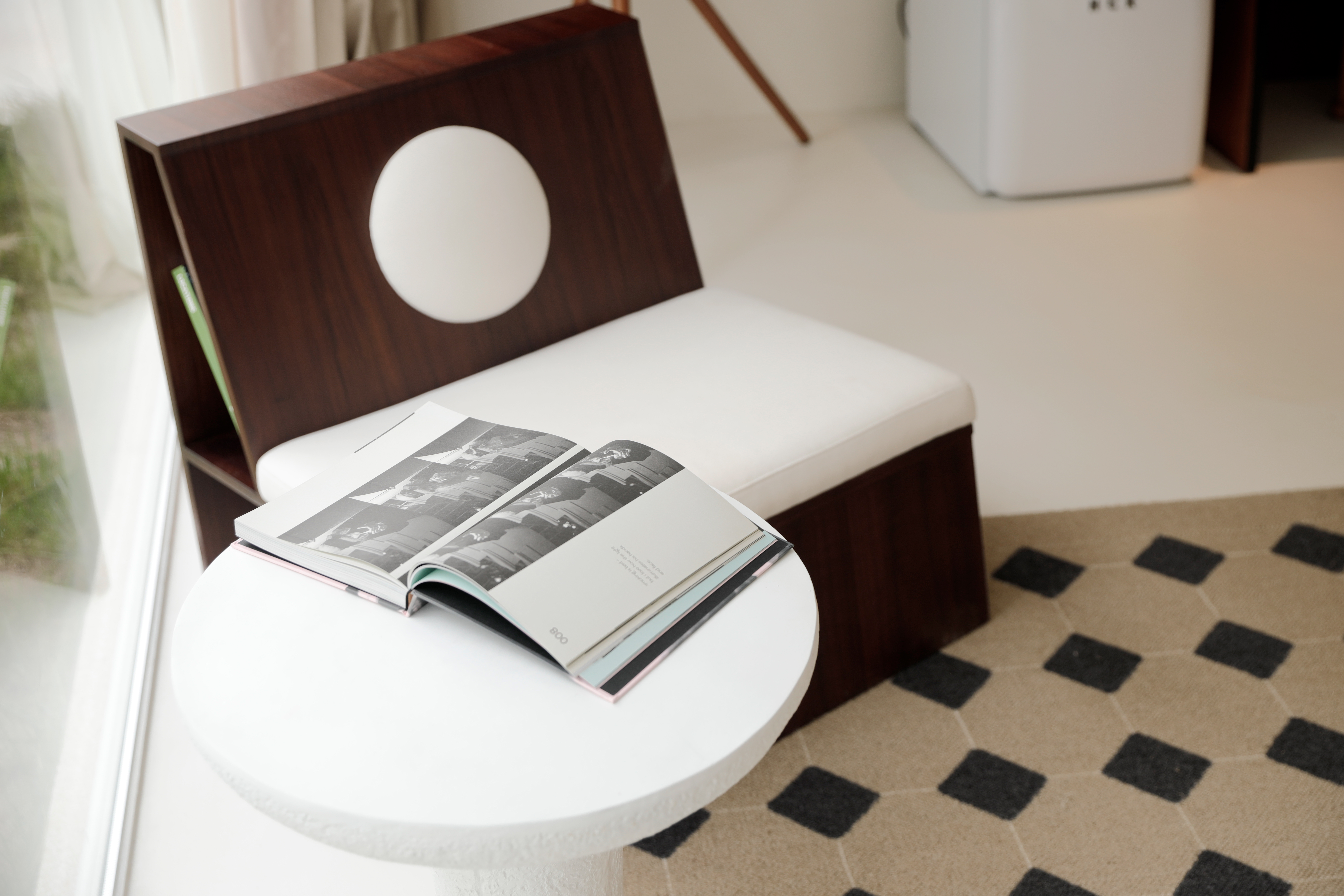 你看起来很好吃 丨园景浴缸大床房（全屋进口微水泥，科勒衞浴，金可儿床垫，网红冰箱）