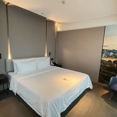 雅緻大床房（記憶枕+電視投屏） 蘇州高鐵北站亞朵飯店優惠