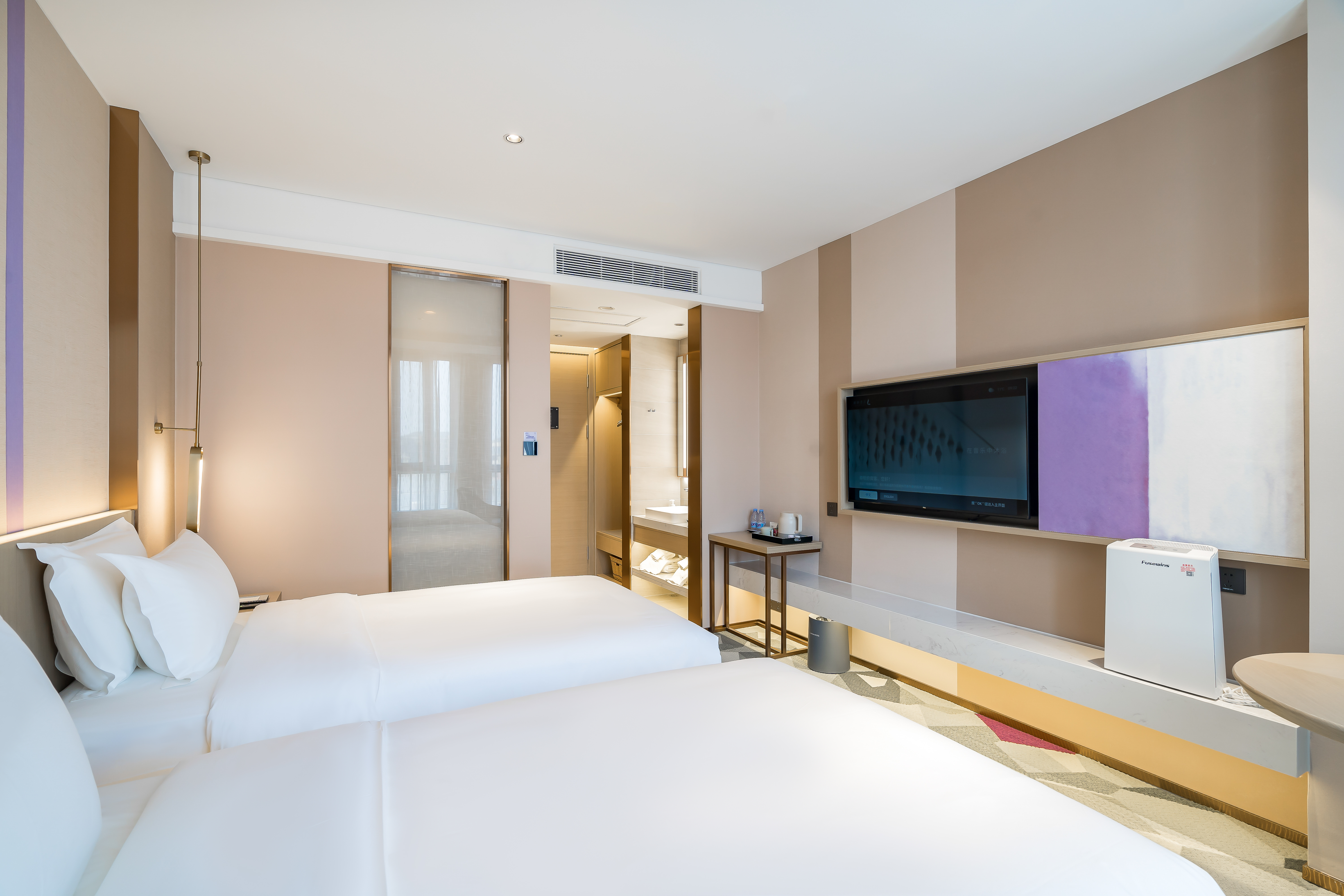 豪华双床房（智能客控+可投屏+慕思床垫）