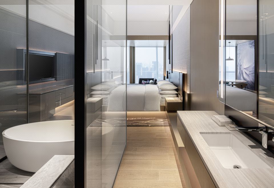 豪華城市景觀大床房