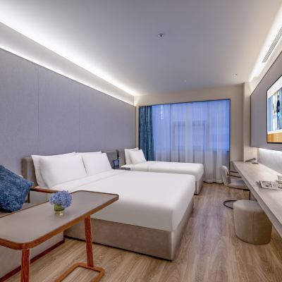 家庭房（智能客控+可投屏65寸電視） 桔子水晶天津濱江道步行街飯店優惠