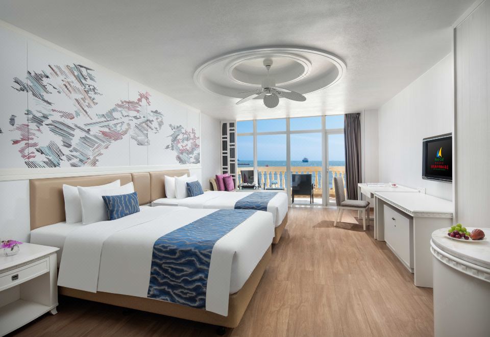 阳台海景双床房（一线海景阳台）