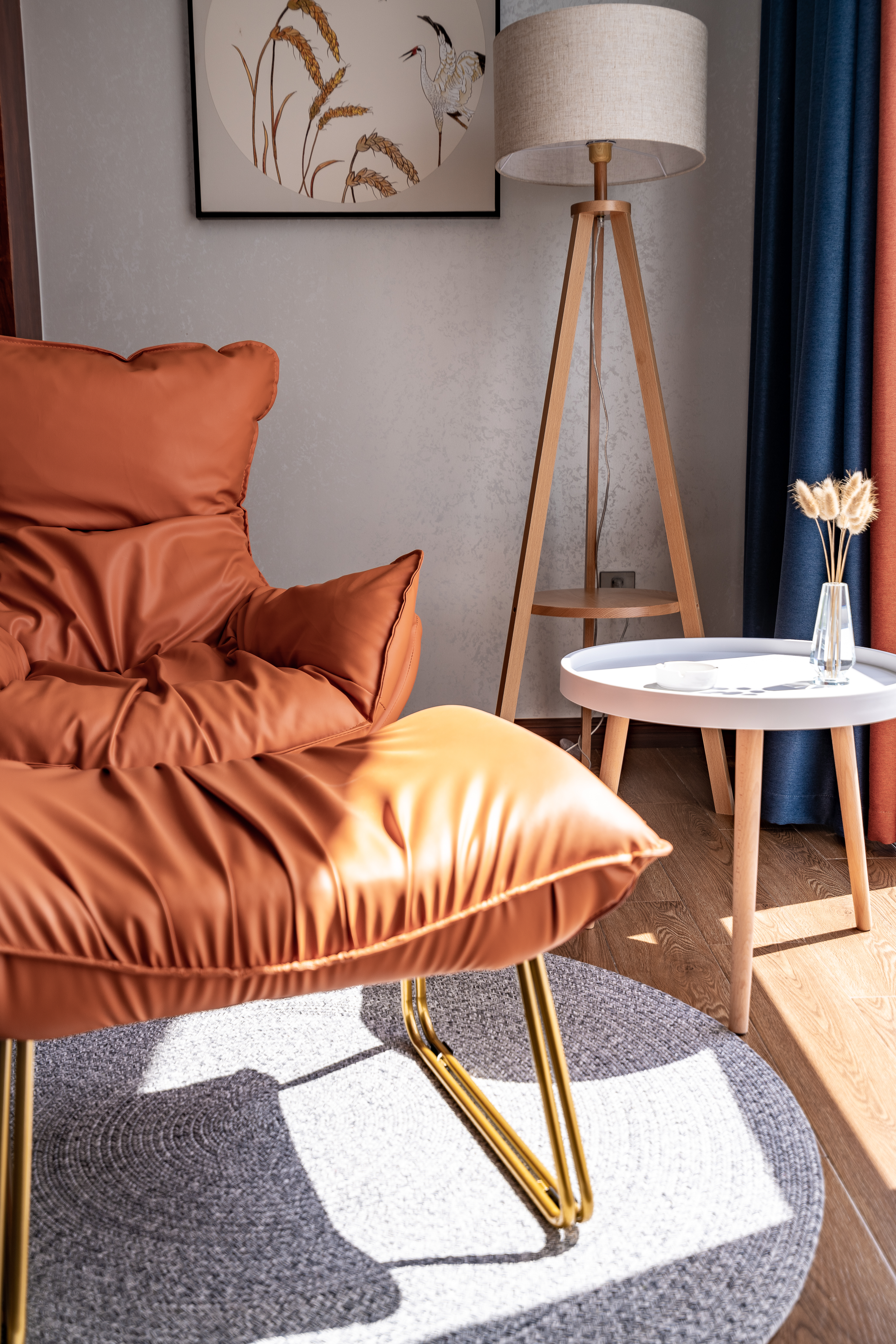 豪华落地窗大床房