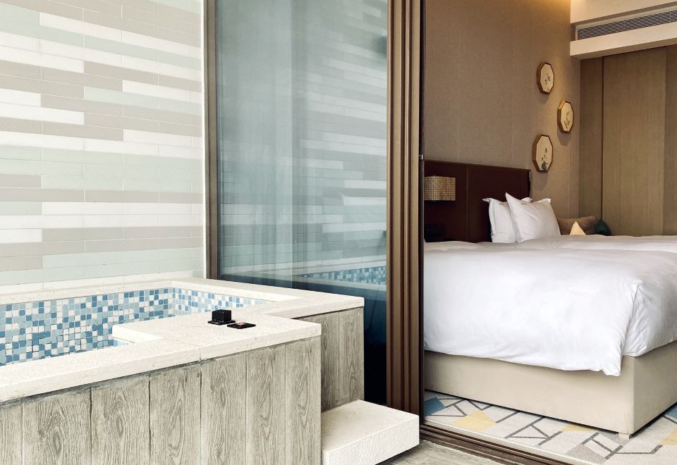 温泉高级街景双床房