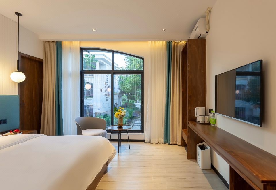 伴海·别墅大床房|洗衣机+冰箱