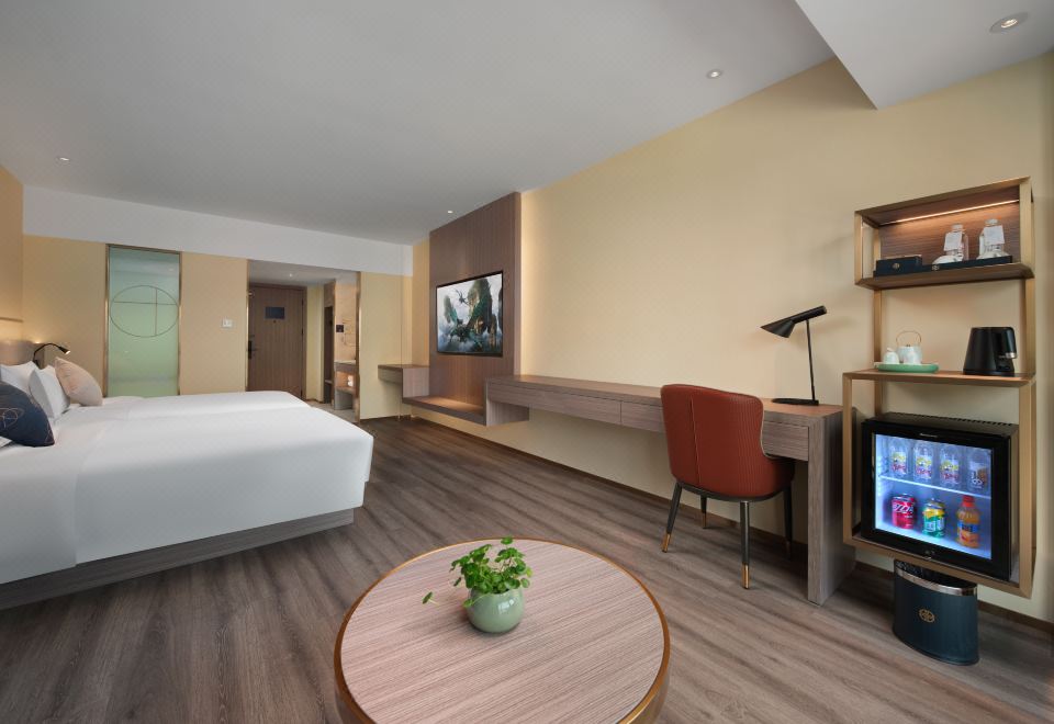 观景双床房（65寸可投屏+小冰箱＋加热毛巾杆）