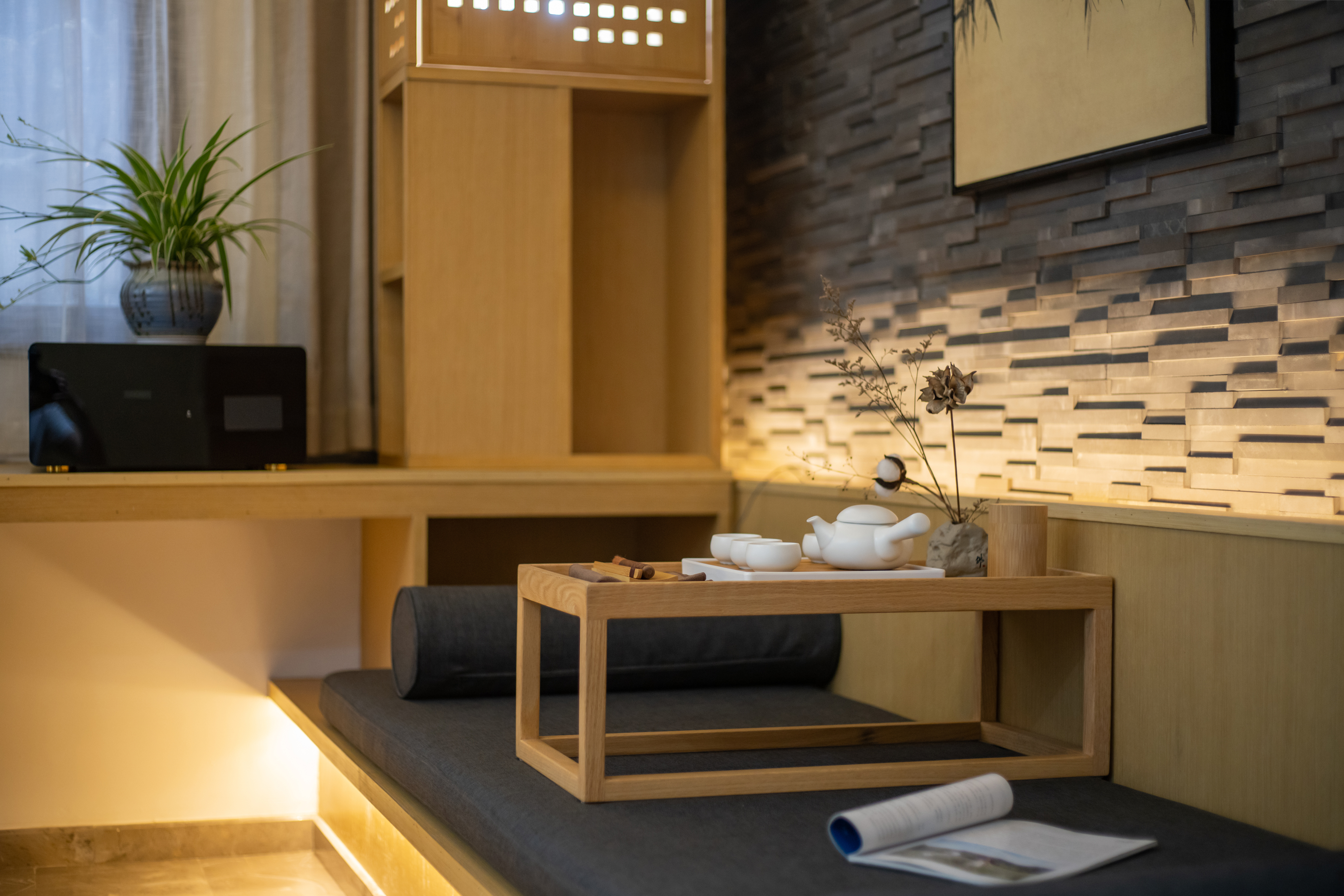 小楼枫情·Loft复式大床套房·按摩浴缸