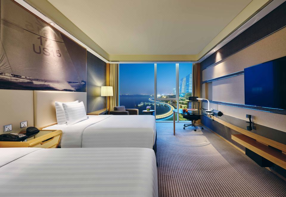 皇冠行政湖景房-雙床