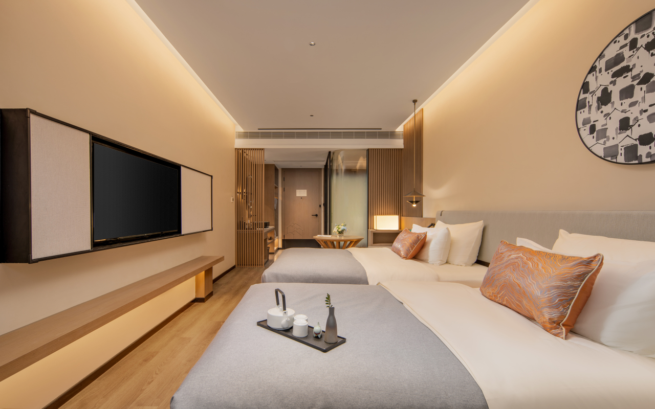 天际初晓·庭院双床房（安逸舒睡+智能马桶）