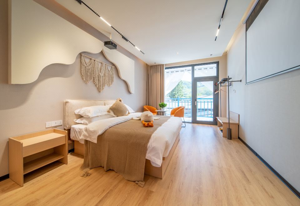 Shanmian Zero Pressure Smart Audio-Visual Double Bed Room