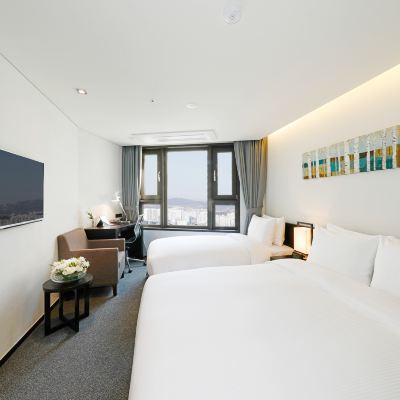 家庭雙床房 首爾麻谷華美達安可酒店優惠