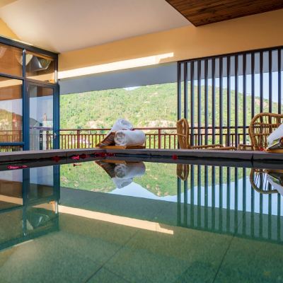 春陽台星空温泉兩房一廳（私家泡池+自動麻將） 江門古兜月泉湖居酒店優惠