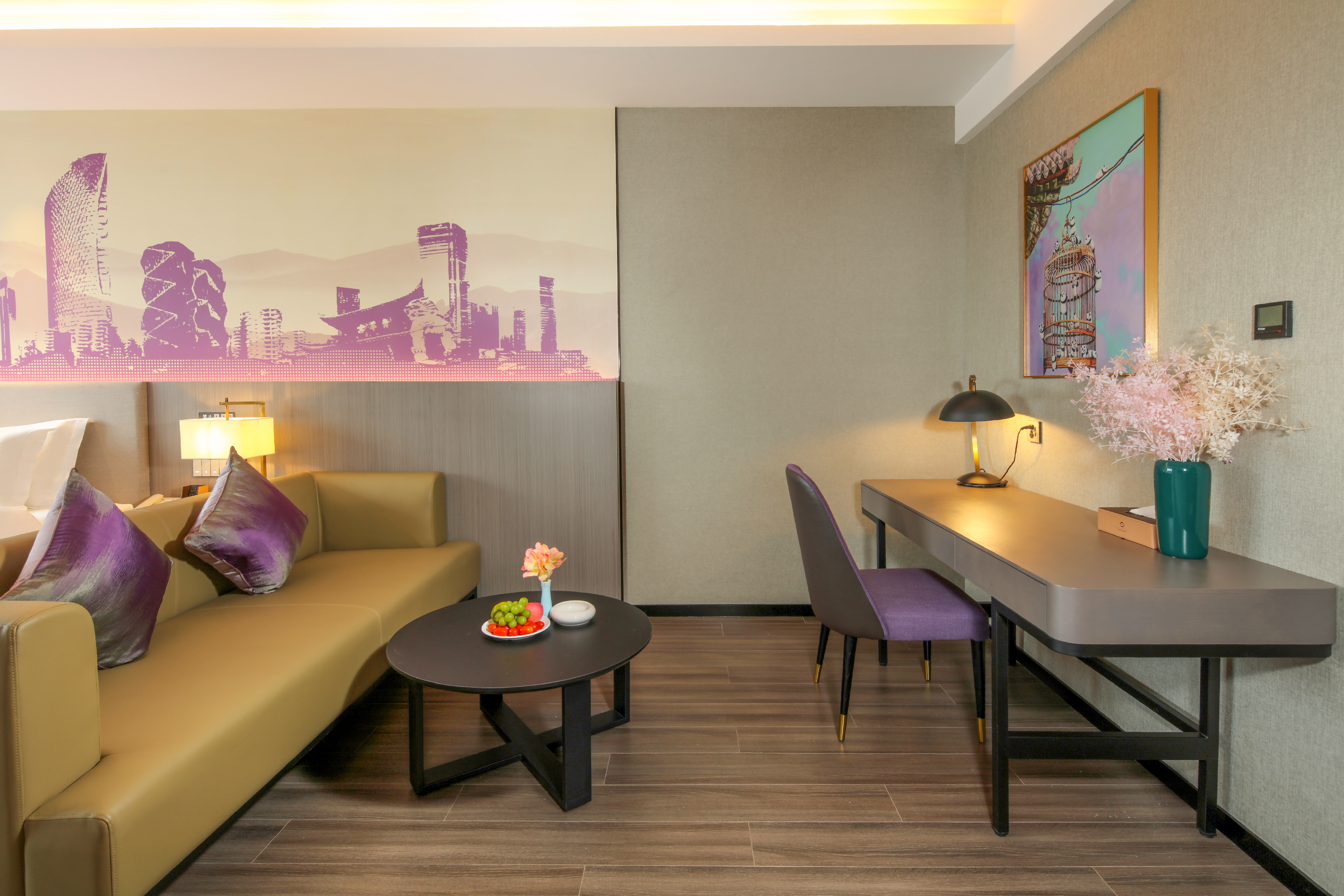 阳光双床房（高空景观+智能客控+全自动洗衣机）