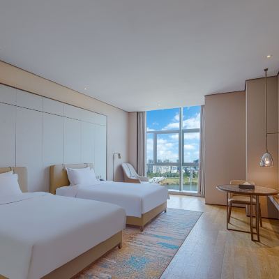 180度江景高級雙床房（一線江景） 衡陽蒸湘華美達酒店優惠